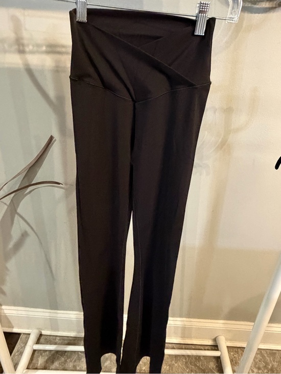 aerie Pants - aerie offline Black Crossover High-Waist flare Leggings size small